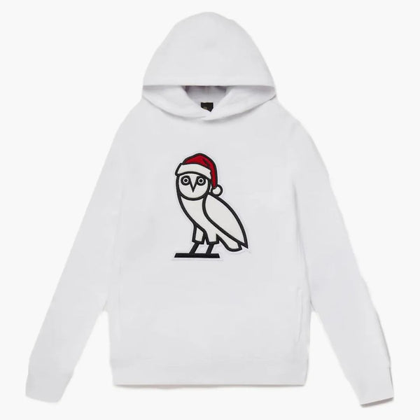 OVO Holiday Owl Hoodie White
