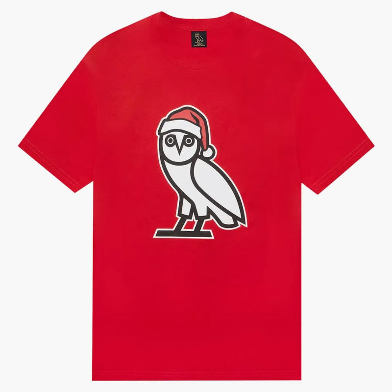 OVO Holiday Owl T-shirt rosso
