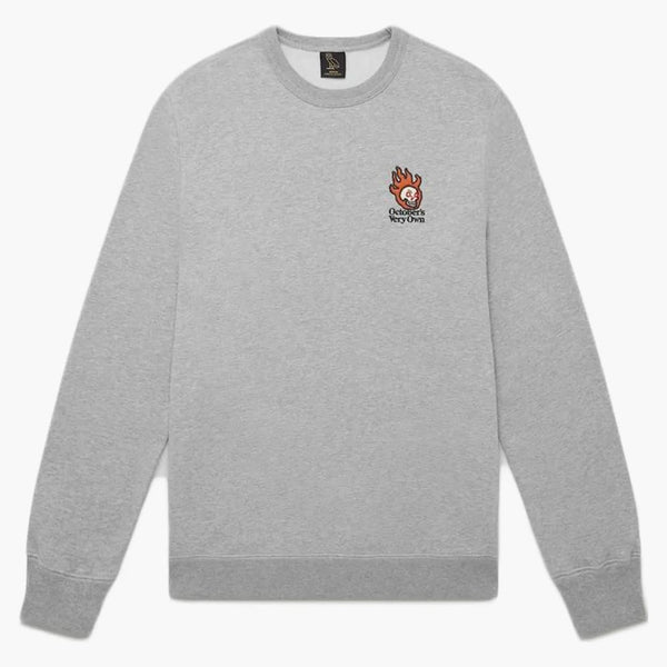 Ovo teschi caldi crewerneck crewneck heather grigio