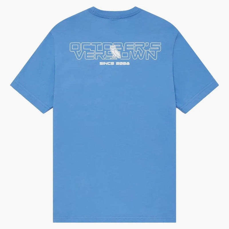 Ovo iridident grid uggla t-shirt hav