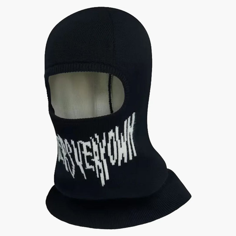 Ovo a maglia balaclava nero