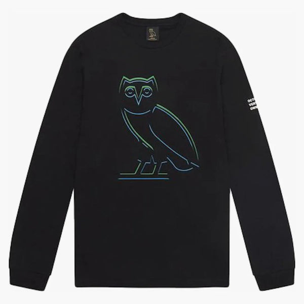 Ovo Liquid Owl L/S Shirt Nero