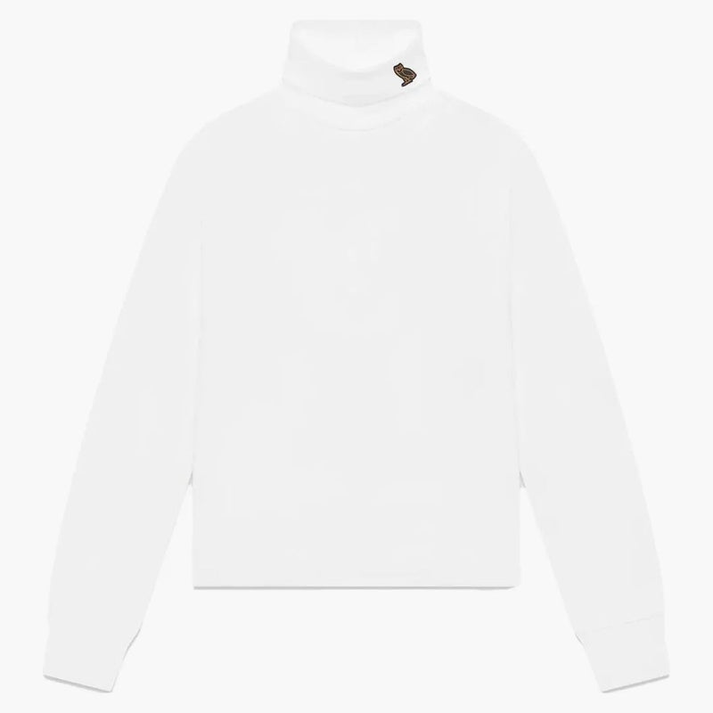 Ovo logo turtleneck vit