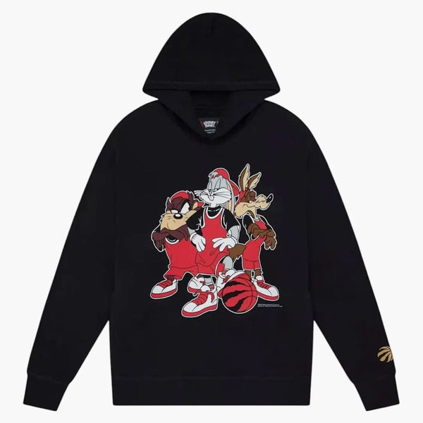 Ovo Looney Tunes x Toronto Raptors 3 su 3 Basketball Hoodie Black