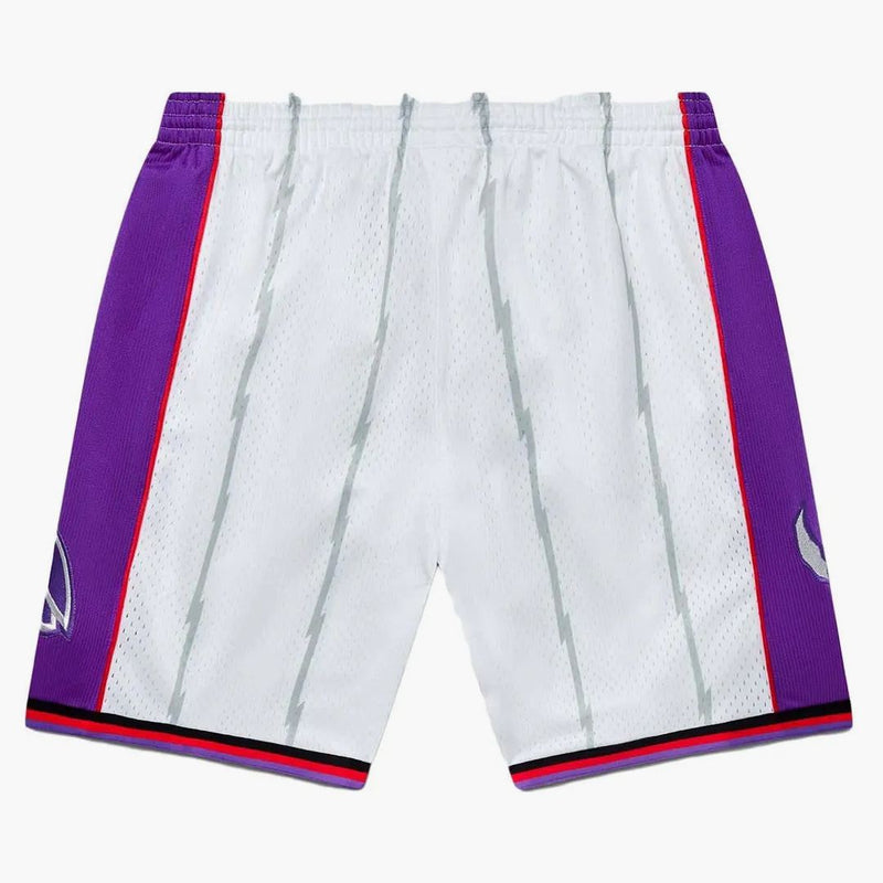 Ovo Mitchell e Ness '95 Raptors Basket Basket Bhite/Purple