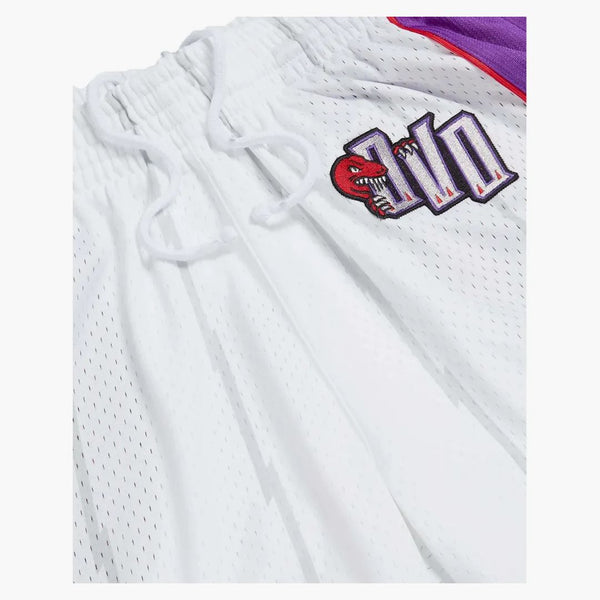 Ovo Mitchell e Ness '95 Raptors Basket Basket Bhite/Purple