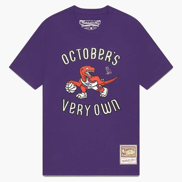 Ovo Mitchell e Ness '95 Raptors Draft Day T-shirt Purple