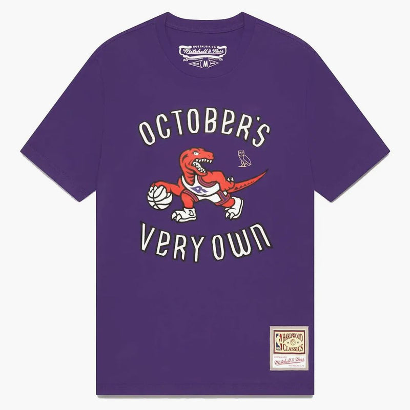 Ovo Mitchell e Ness '95 Raptors Draft Day T-shirt Purple