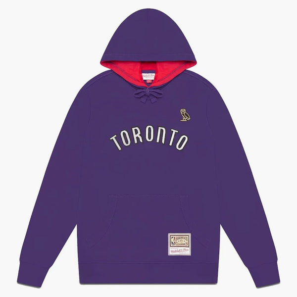 Ovo Mitchell e Ness '95 Raptor's Hoodie Purple