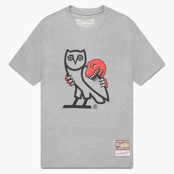 Ovo Mitchell e Ness '95 Raptors Og Owl T-shirt Heather Grey