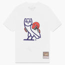 Ovo Mitchell And Ness '95 Raptors Og Owl T-shirt White