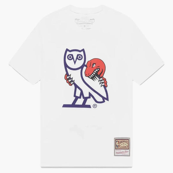 Ovo Mitchell e Ness '95 Raptors Og Owl T-shirt bianco