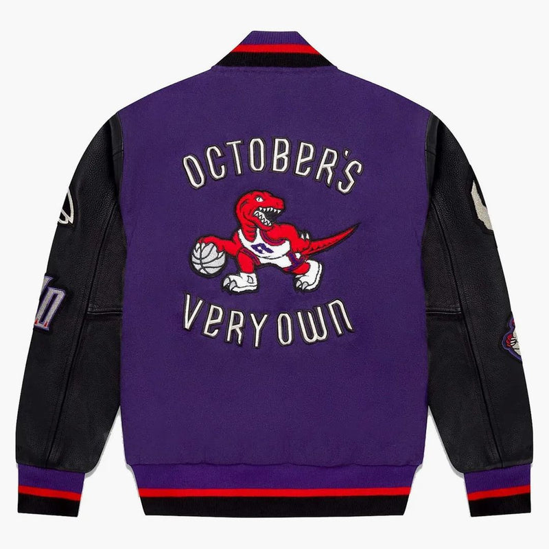 Ovo Mitchell e Ness '95 Raptors Versity Jacket Purple
