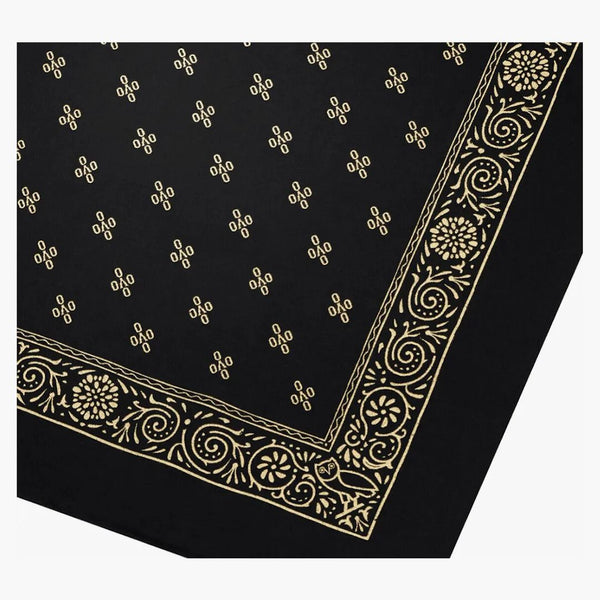 Ovo monogramma bandana nero