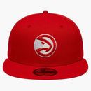Ovo nba Atlanta Hawks New Era 59Fifty Fitted ha rosso
