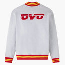OVO NBA Atlanta Hawk's Quarter-Prov Quarter Mockneck Sweeck Sweatshirt Ash Heather Gray