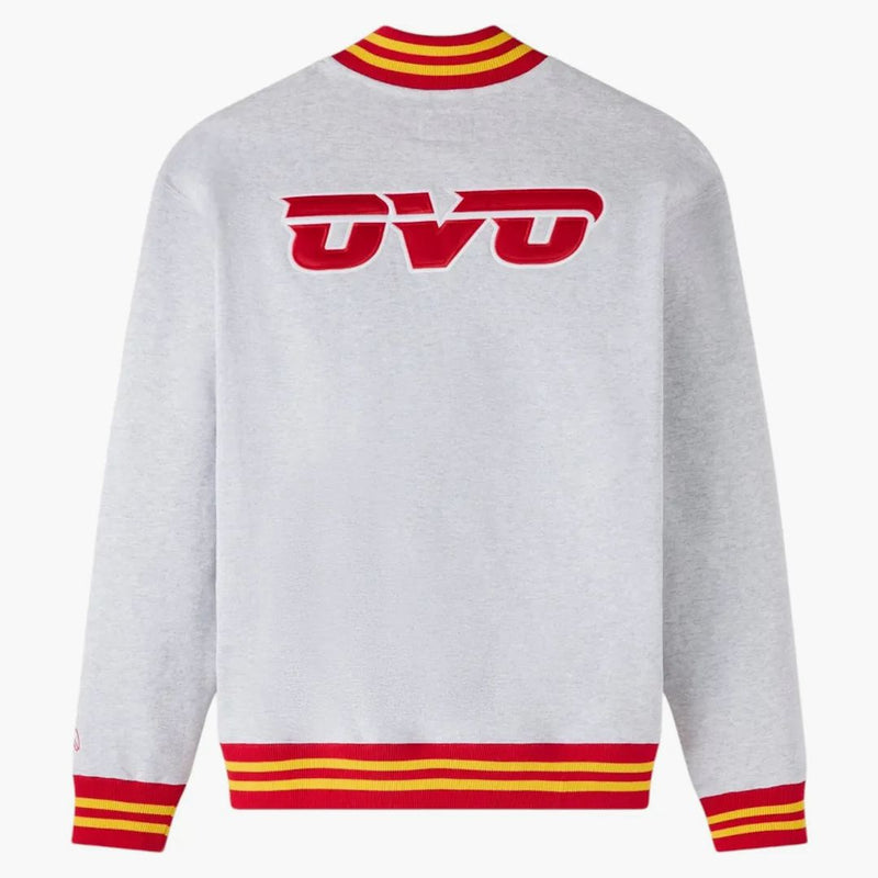 Ovo NBA NBA Atlanta Hawk's Quarter-Provin čtvrtina zip Mockneck mikina popel Heather Grey