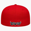 Ovo NBA Chicago Bulls New Era 59 Fifty Fitted ma czerwony