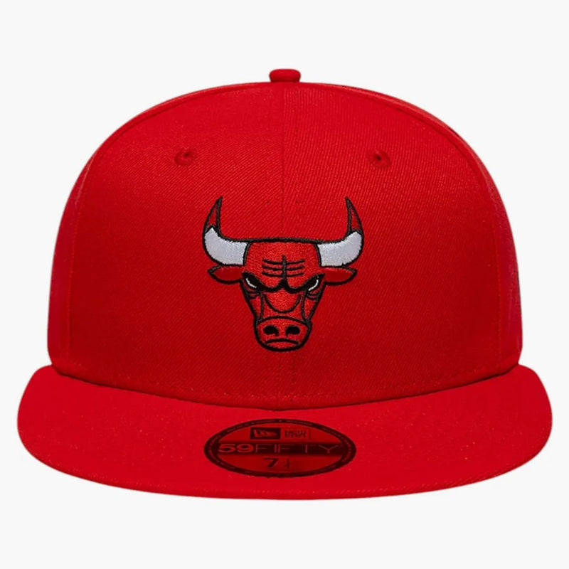 Ovo NBA Chicago Bulls Nová éra 59fifty namontovaná červená