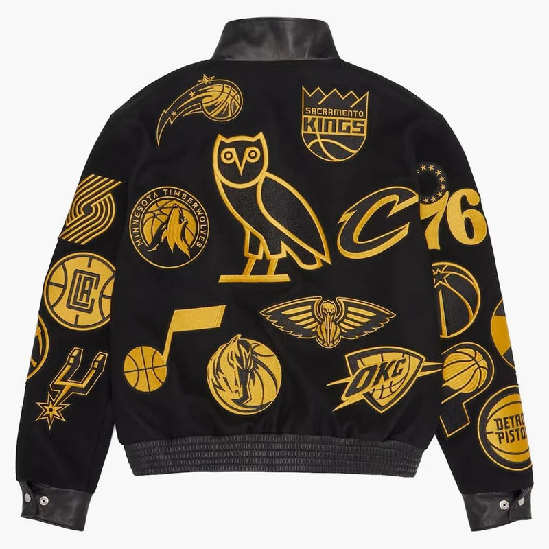 Ovo NBA Jeff Hamilton Team Icone Giacca in lana nera
