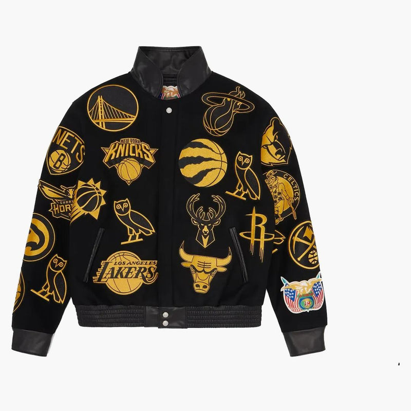 Ovo NBA Jeff Hamilton Team Icone Giacca in lana nera