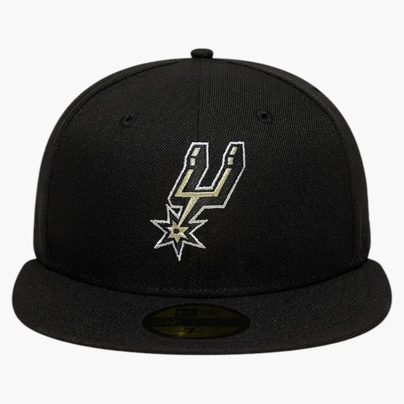 Ovo NBA San Antonio Spurs New Era 59Fifty Falted Has Black