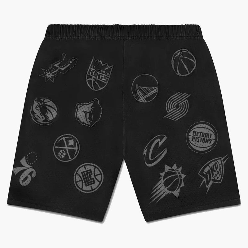 Ovo icone della squadra NBA Mesh corto nero