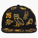Ovo NBA Team Icons New Era 59fifty Black