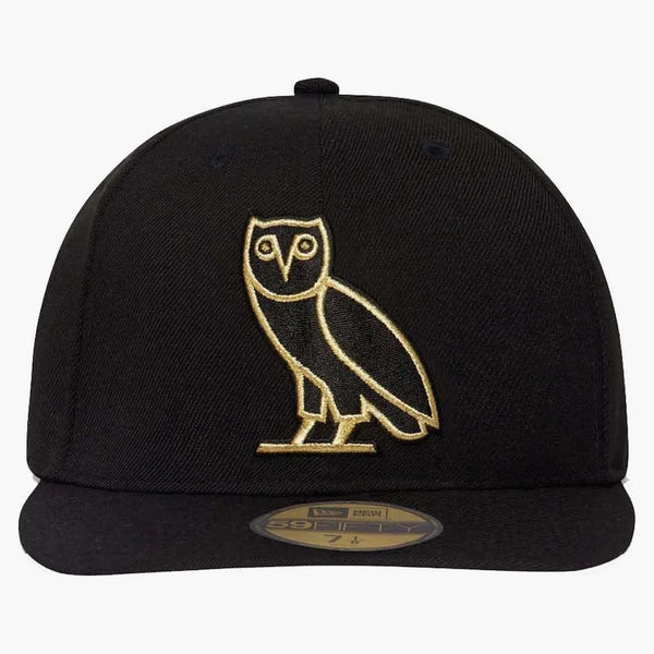 OVO NEW ERA 59FIFFTY OG OWL FITTED CAP Black
