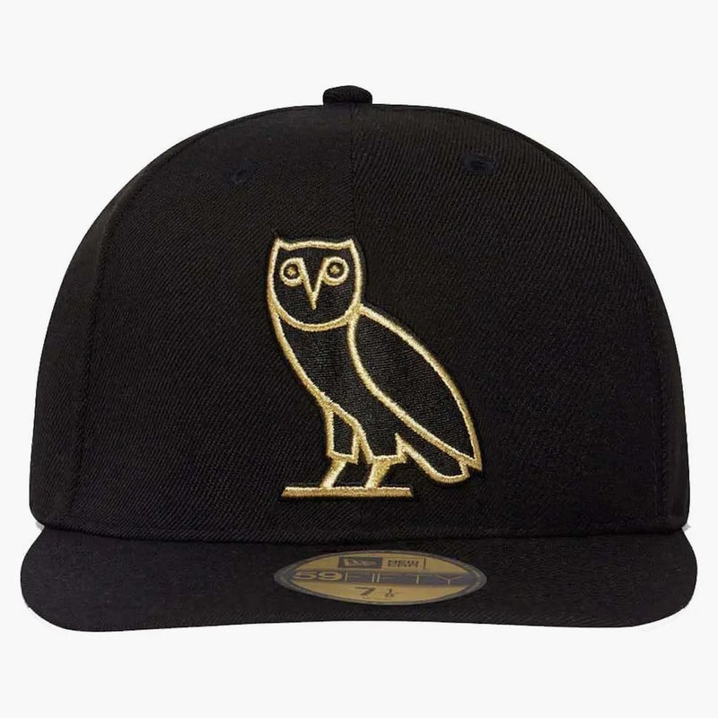 OVO NEW ERA 59FIFFTY OG OWL FITTED CAP Black