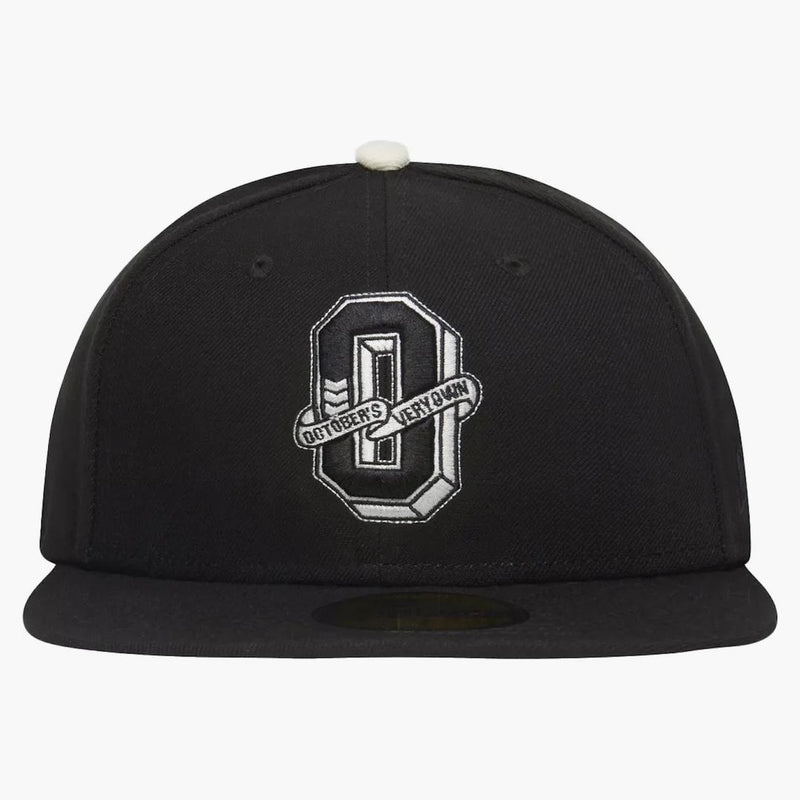 OVO NOVÉ ERA VARSITY LOGO 59FIFTY FITTED HAS BLACK