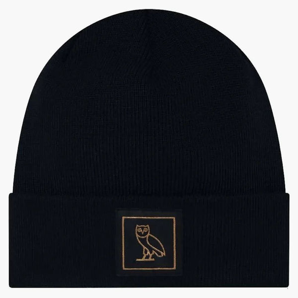 OVO OWL BADGE WOOL BEANIE Black