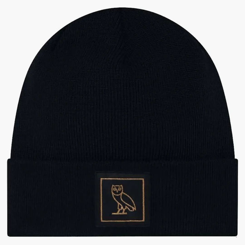 OVO OWL BADGE WOOL BEANIE Black