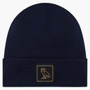 OVO OWL BADGE WOAL BEANIE NAVY