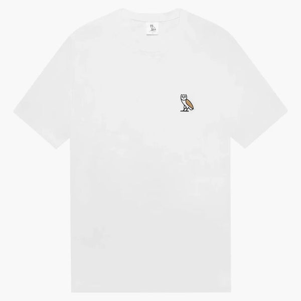 Tričko logo Ovo Owl Bílé