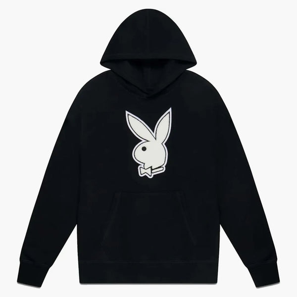 Ovo Playboy Chenille Hoodie Black
