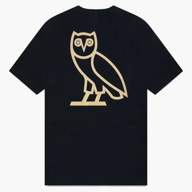 Ovo playboy guld uggla t-shirt svart