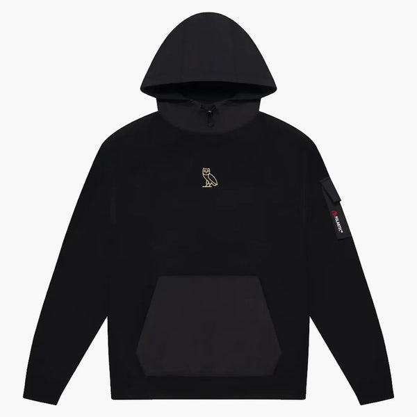 Ovo Polartec Thermal Pro Fleece Hoodie Black
