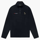 Ovo Polartec Thermal Pro Microfleece Mock Neck Black