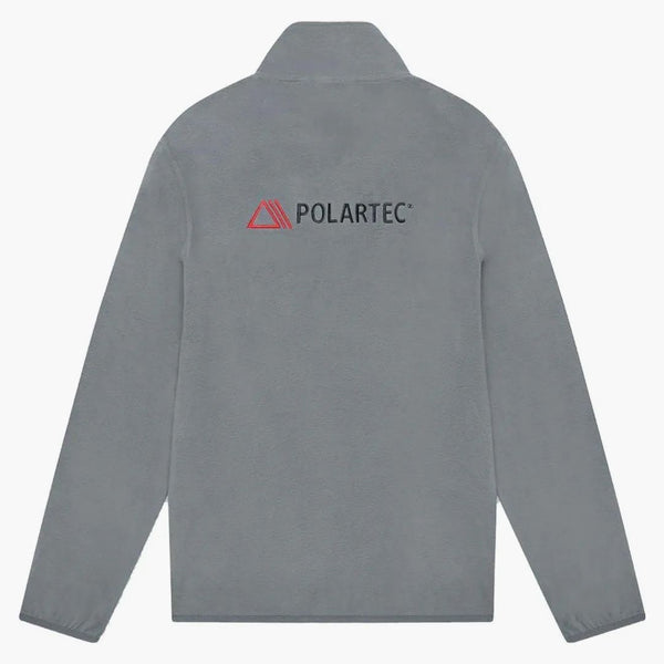 Ovo Polartec Thermal Pro Microfleece Mock Neck Light Grey
