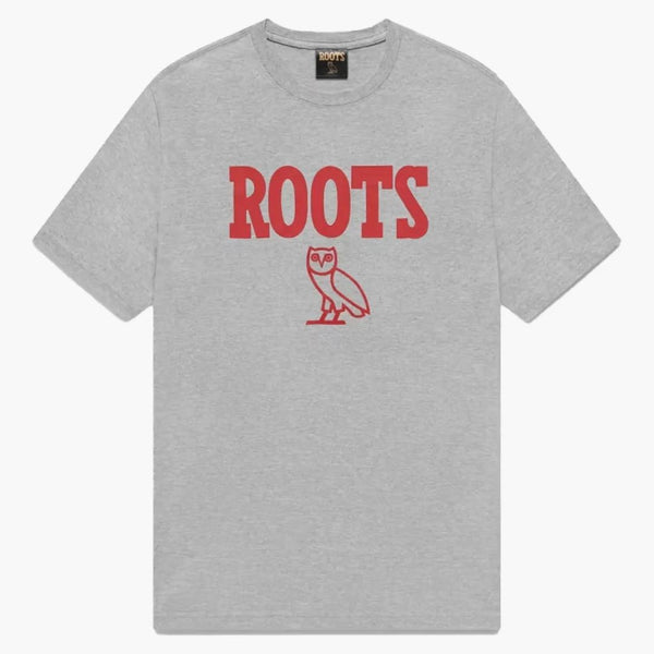 Ovo Roots Athletics Owl T-Shirt Heather Grey