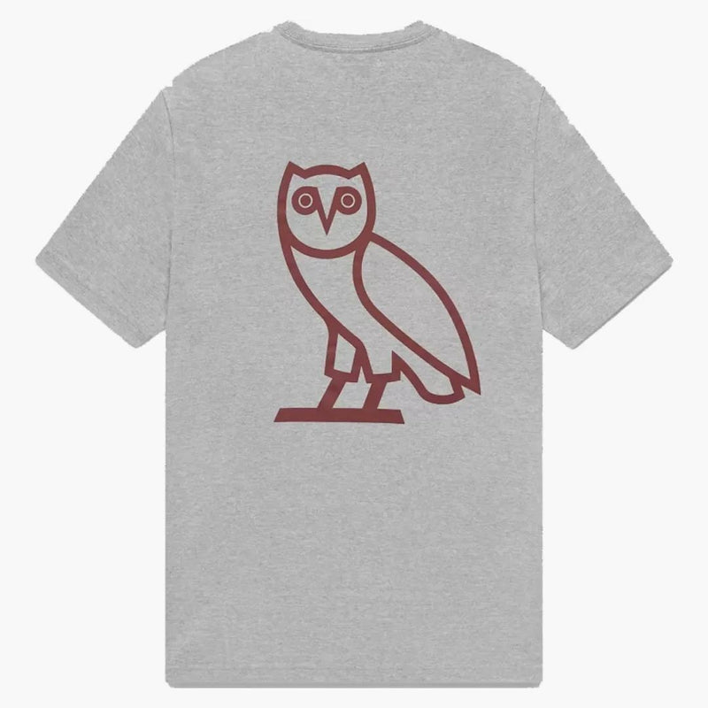 Ovo Roots Heritage Script T-shirt Heather Gray