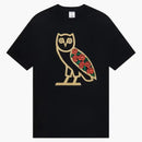 Ovo Rose Owl T-shirt Black