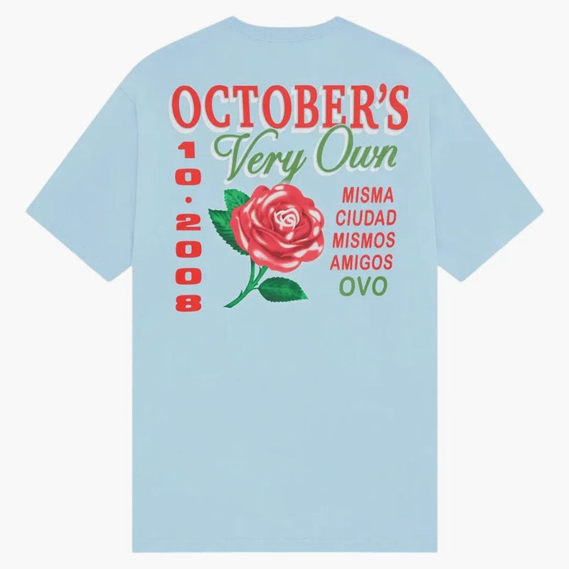 Ovo Rose T-Shirt Light Blue