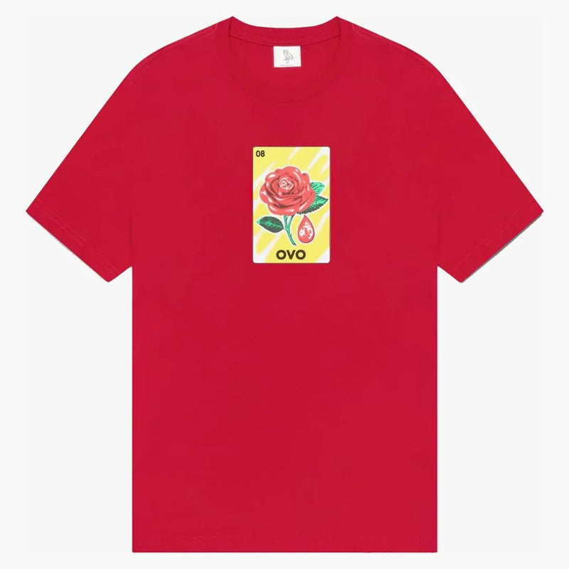 Ovo Rose T-shirt red