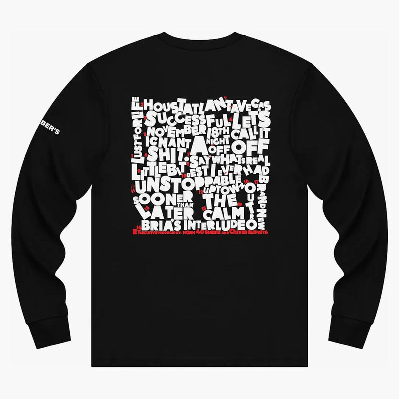 Ovo So Far Gone L/s Tee Black