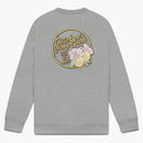 Ovo Solid Gold Owl Crewneck Heather Grey