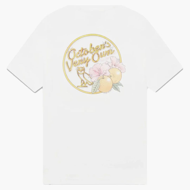 Ovo Solid Gold OWL T-shirt white