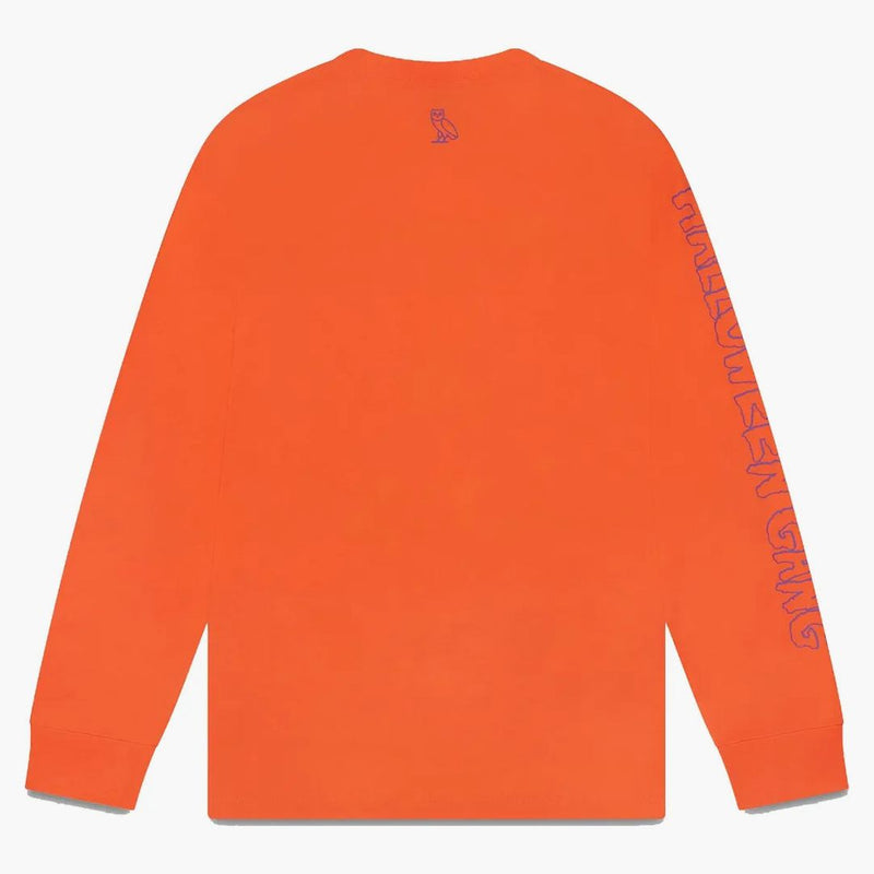 Camiseta OVO Terror Longsleeve Naranja