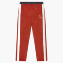 Ovo Terry Cloth Track Pant Red
